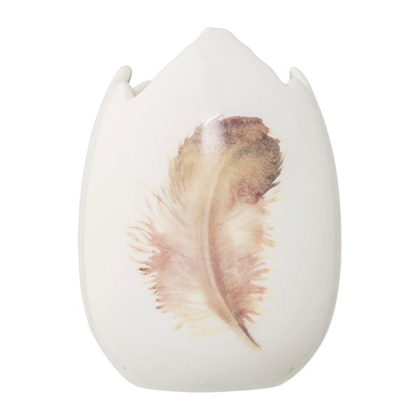 Каменна ваза във формата на яйце Перо - Bloomingville