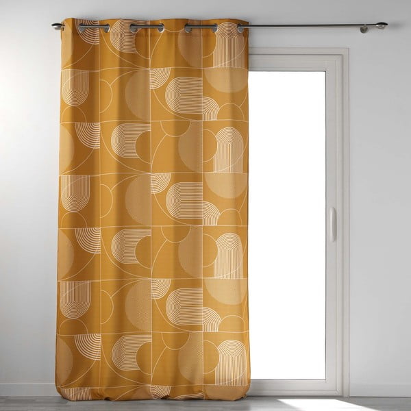 Завеса в меден цвят 140x280 cm Esquisse – douceur d'intérieur
