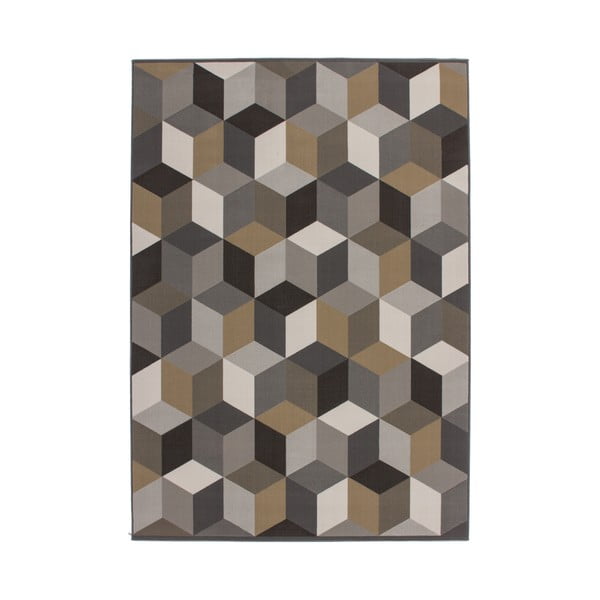 Hnědý koberec Kayoom Stella 600, 120 x 170 cm