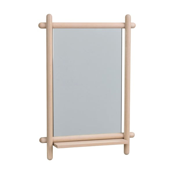 Огледало с дървена рамка 52x12 cm Milford - Rowico