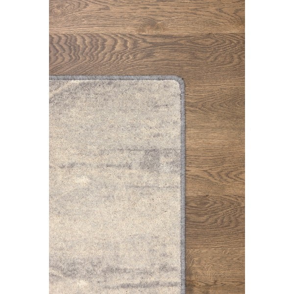 Кремав вълнен килим 133x180 cm Colette - Agnella-image-3