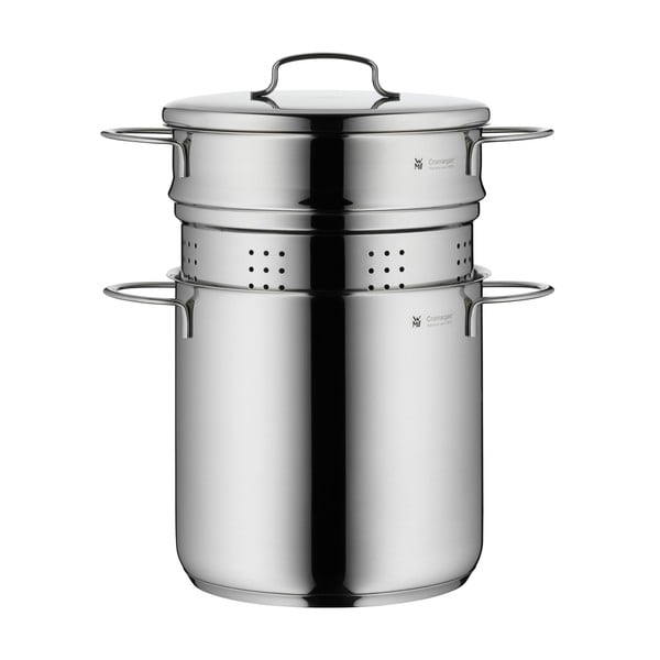 Съд за паста от неръждаема стомана с капак Cromargan® , ⌀ 18 cm Mini - WMF-image-1