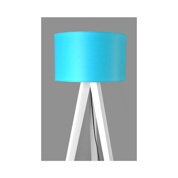 Stojací lampa Tripod Blue/White-image-1