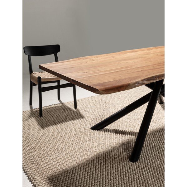 Трапезна маса от масивна акация 100x220 cm Anuri – MOME-image-2