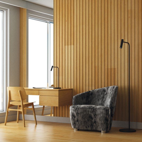 Черна настолна лампа , височина 50,3 cm Alexia - SULION-image-3