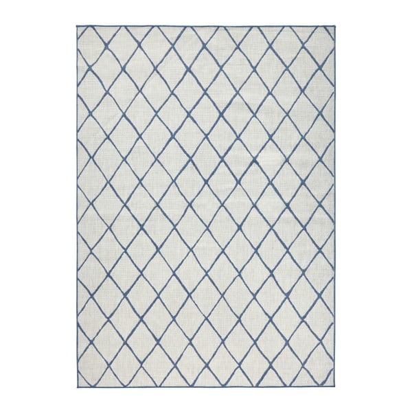 Синьо-кремав килим на открито , 200 x 290 cm Malaga - NORTHRUGS