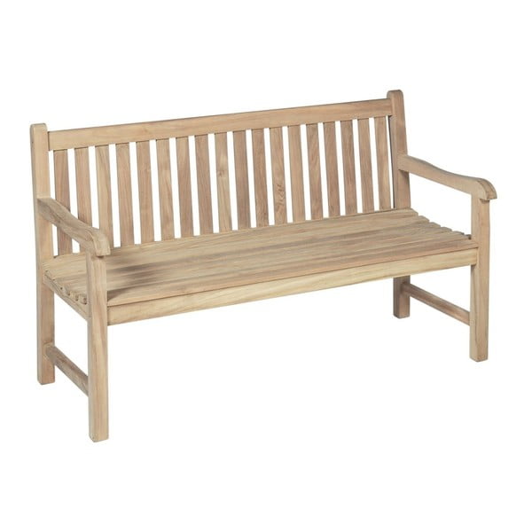 Градинска триместна пейка от тиково дърво Solo - Garden Pleasure-image-1