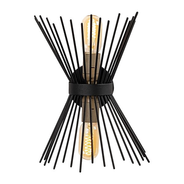 Черна стенна лампа Kirpi – Opviq lights-image-4