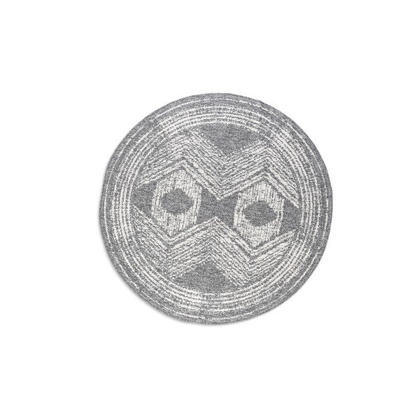 Сиво-кремав кръгъл външен килим ø 140 cm Gemini – Elle Decoration-image-2