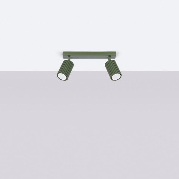 Зелен прожектор 6,5x30 cm Gleam – Sollux-image-4