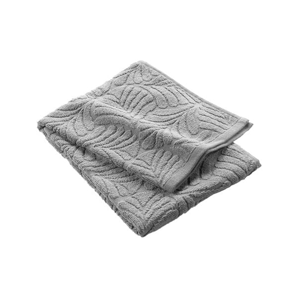 Сива памучна кърпа от тери 50x90 cm Madeira – douceur d'intérieur