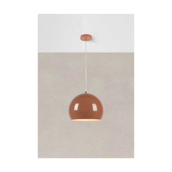 Кафяво висящо осветително тяло с метален абажур ø 28 cm Pop – Markslöjd-image-2
