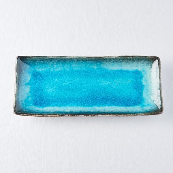 Синя керамична чиния за сервиране , 29 x 12 cm Sky - MIJ-image-3