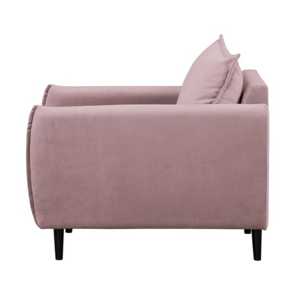 Кадифено кресло в цвят лавандула Juli – Ropez-image-2