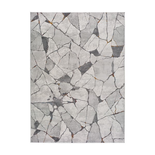 Сив килим Berlin Marble, 133 x 190 cm - Universal