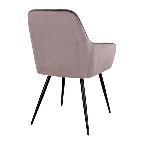 Светлокафяви тапицирани трапезни столове в комплект с подлакътници 2 бр. Harbo – House Nordic-image-4