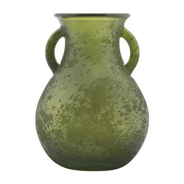 Зелена ваза от рециклирано стъкло Anfora, ⌀ 11,5 cm - Mauro Ferretti