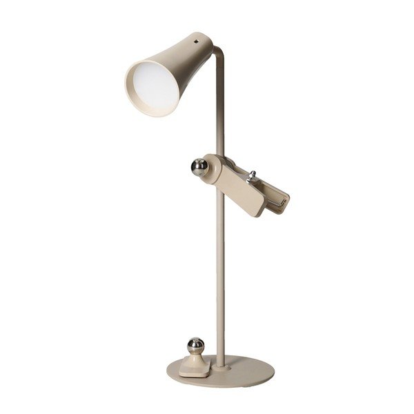Бежова LED настолна лампа (височина 47,5 cm) 4in1 – Brandani