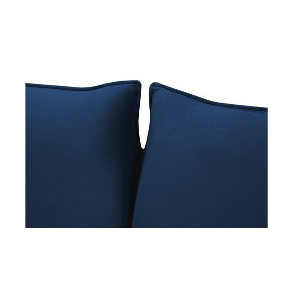 Тъмносиньо кадифено канапе 194 cm Vienna - Cosmopolitan Design-image-4