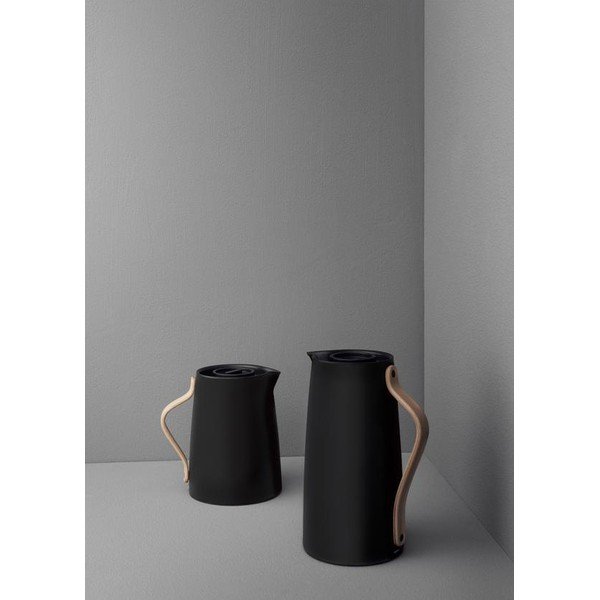 Черна термо кана от неръждаема стомана 1,2 l Emma – Stelton-image-1