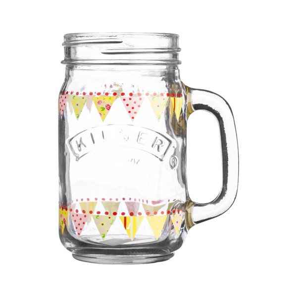 Sklenice s uchem Kilner Flags, 0,4l-image-1