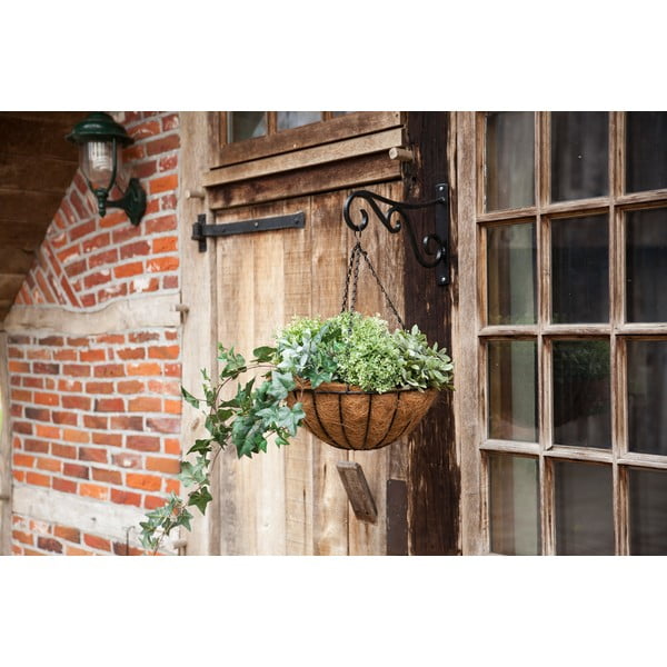 Метална висяща и стенна саксия за цветя ø 36 cm – Esschert Design-image-4