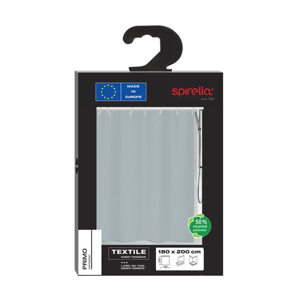 Завеса за душ 180x200 cm Primo – Spirella-image-3