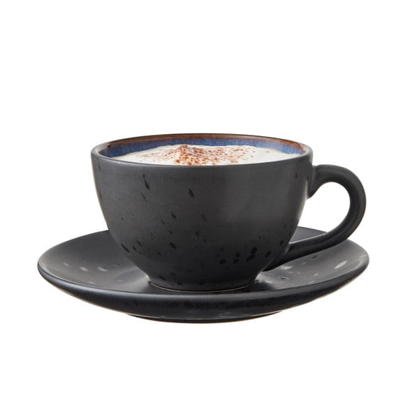 Черни/тъмносини керамични чаши в комплект 4 бр. 240 ml Gastro Black/Mix – Bitz-image-1