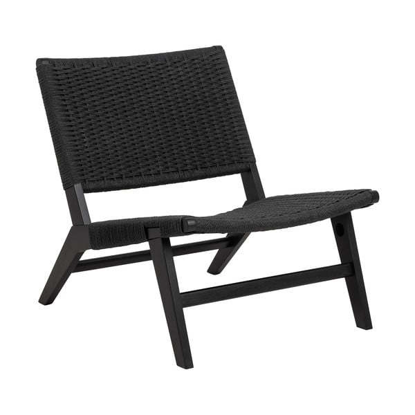 Черно кресло тъкано Carson – Actona