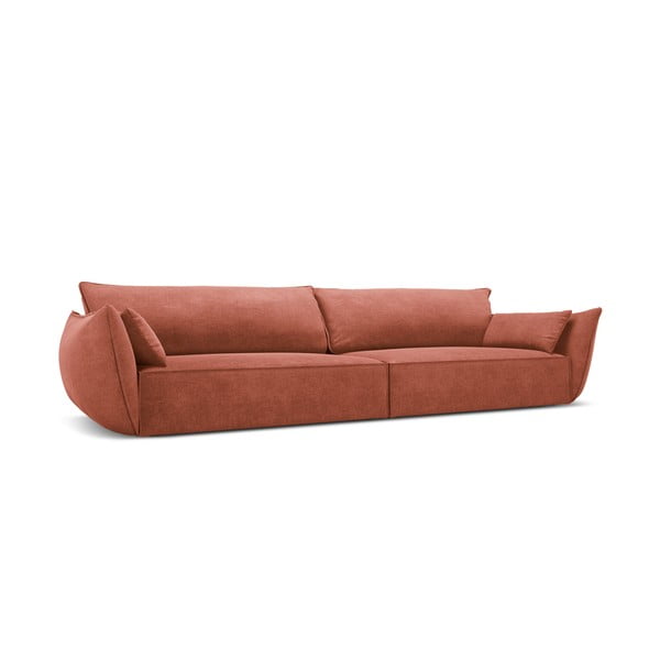Червен диван 248 cm Vanda - Mazzini Sofas-image-2
