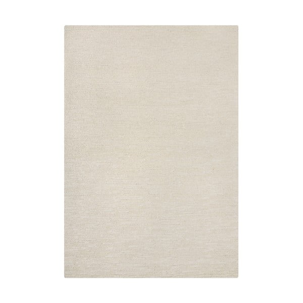 Ръчно изработен вълнен килим в цвят слонова кост 120x170 cm Harris Boucle – Flair Rugs