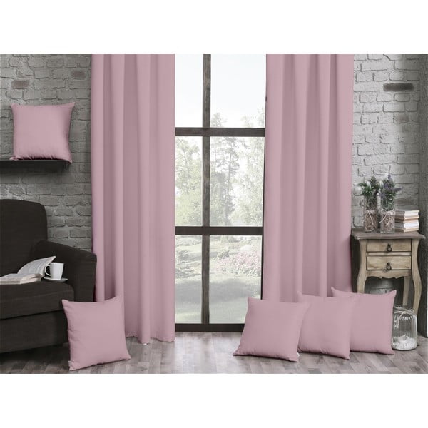 Пастелно розово перде, 140 x 270 cm Honey - Mike & Co. NEW YORK-image-1