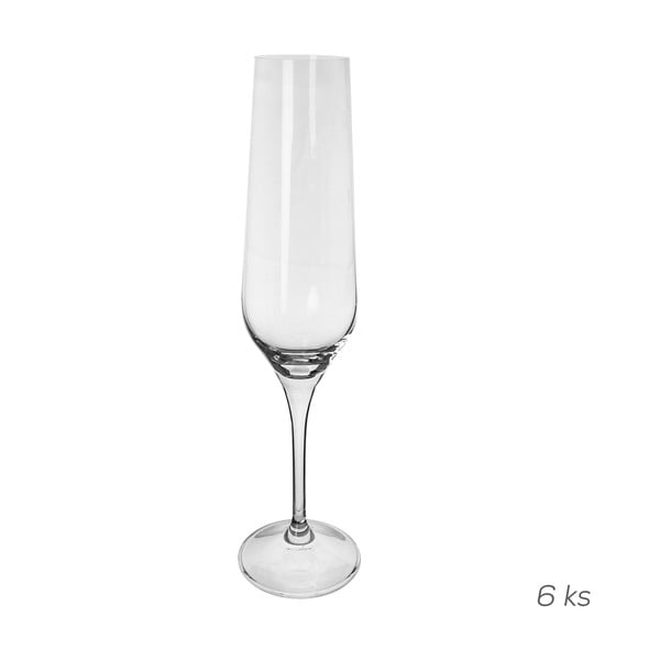 Чаши за шампанско в комплект от 6 чаши 195 ml Rebecca - Orion