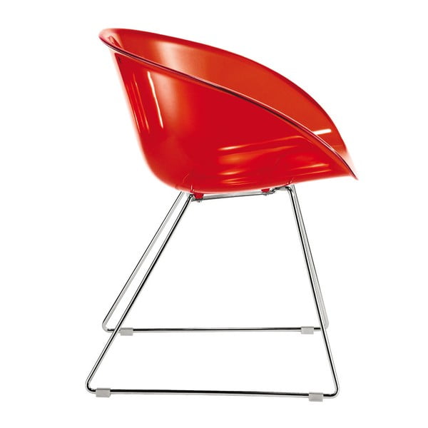 Červená židle Pedrali Gliss 921
