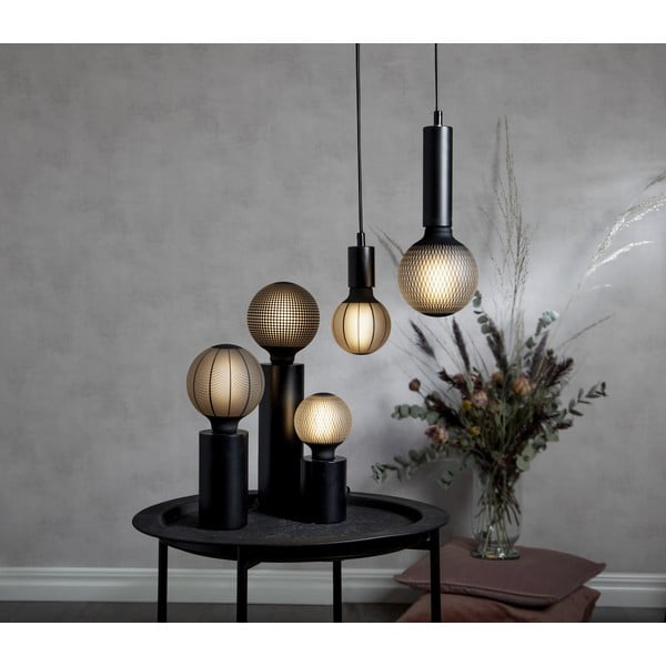 Черна основа за лампа 25 cm Tub - Star Trading-image-3