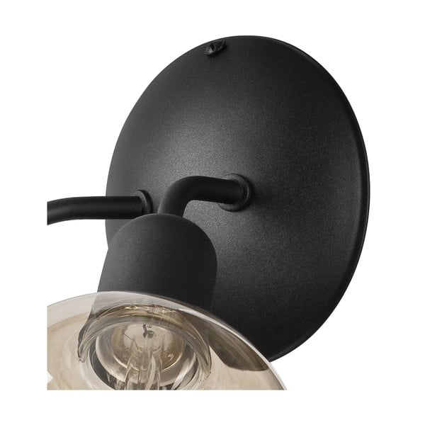 Черна стенна лампа Viggo – LAMKUR-image-4