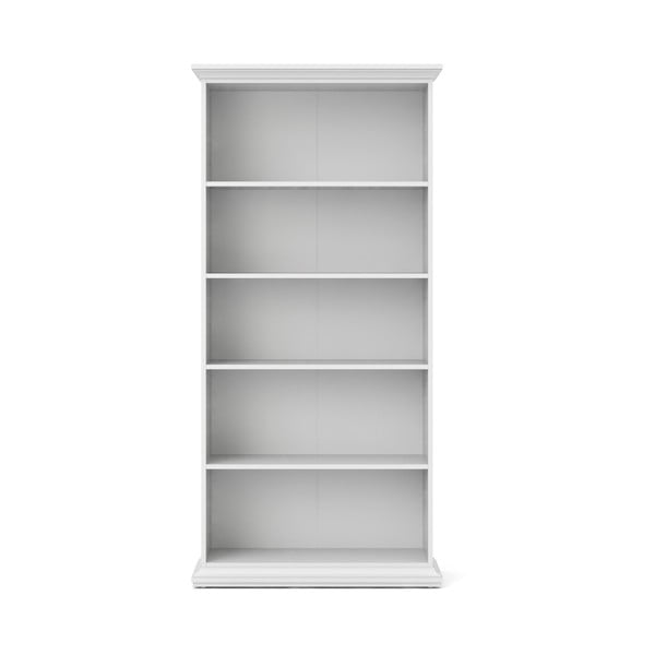 Бял шкаф за книги 96x201 cm Paris - Tvilum