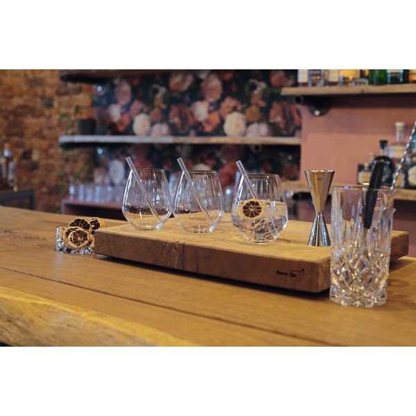 Комплект от 4 кристални чаши и сламки Gin&Tonic, 625 ml Tastes Good - Nachtmann-image-1