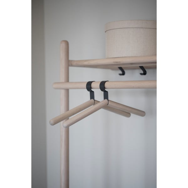 Комплект за антре от дъбова дървесина в естествен цвят Milford - Rowico-image-1