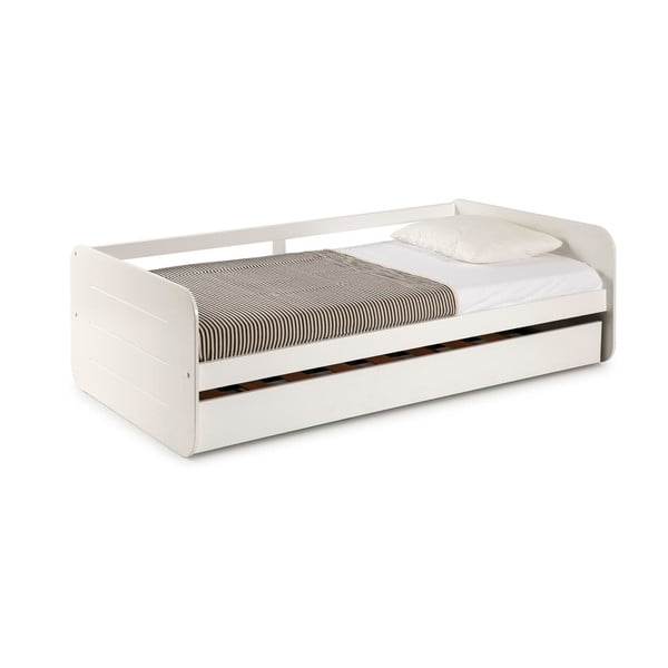 Бяло детско легло с разтегателно легло 90x190 cm Redona - Marckeric-image-3