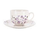 Бяла/лилава порцеланова чаша 280 ml Louka – Orion