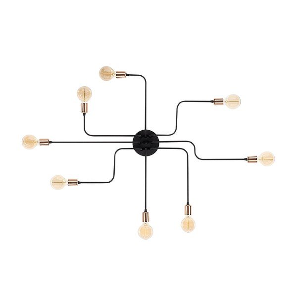Стенна лампа в черен и бронзов цвят Truva – Opviq lights-image-3