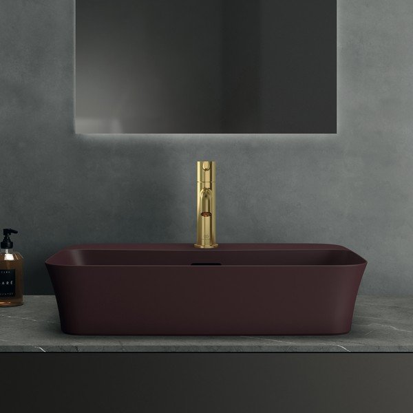 Керамична мивка в цвят бордо 55x38 cm Ipalyss – Ideal Standard-image-1