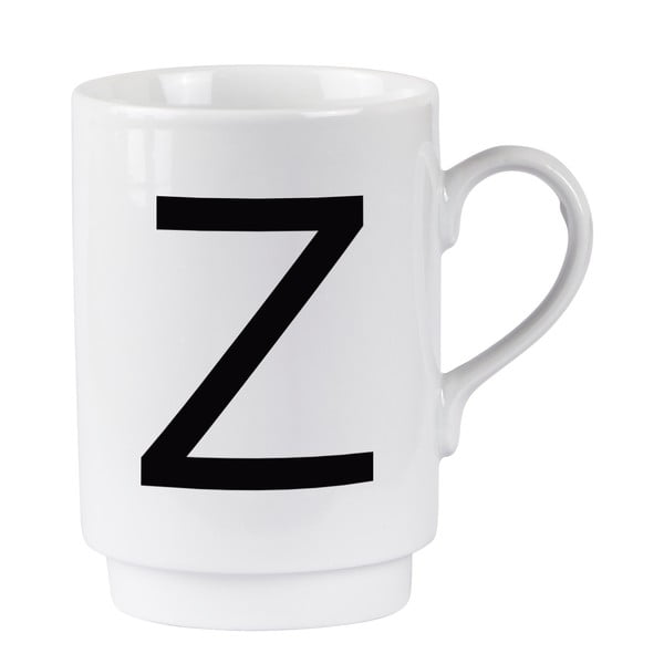 Порцеланова чаша с букви Z, 250 ml - KJ Collection