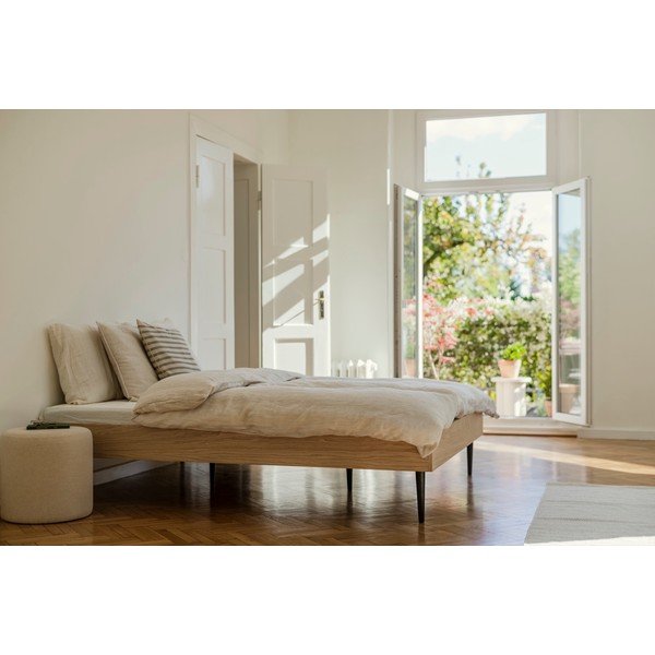 Черно двойно легло 200x200 cm ПДЧ без табла с включена подматрачна рамка Streiko – noo.ma-image-2