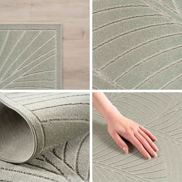 Зелен кръгъл килим за открито и закрито ø 160 cm Nova 1203 – Ayyildiz Carpets-image-2