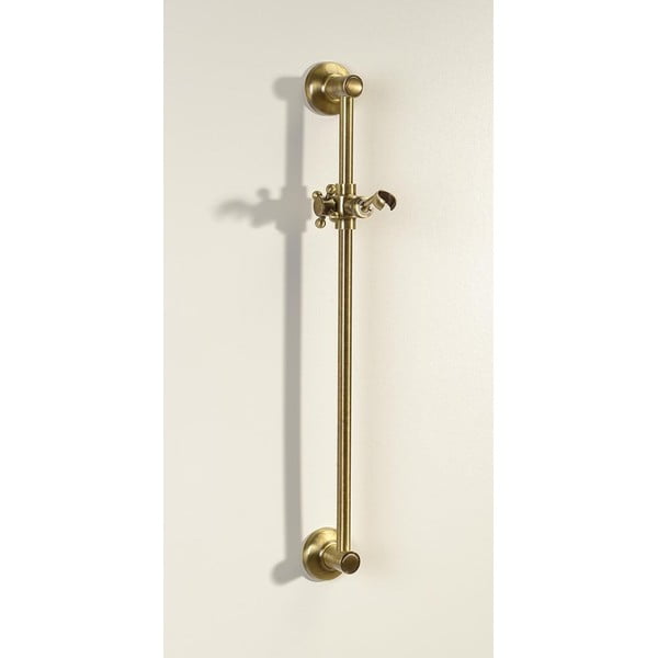 Стенна месингова душ релса  в в бронзов цвят цвят с подвижен държач 67 cm Antea – Sapho-image-1