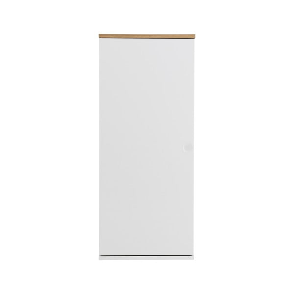 Бял скрин с една врата и 3 рафта, височина 95 см Dot - Tenzo