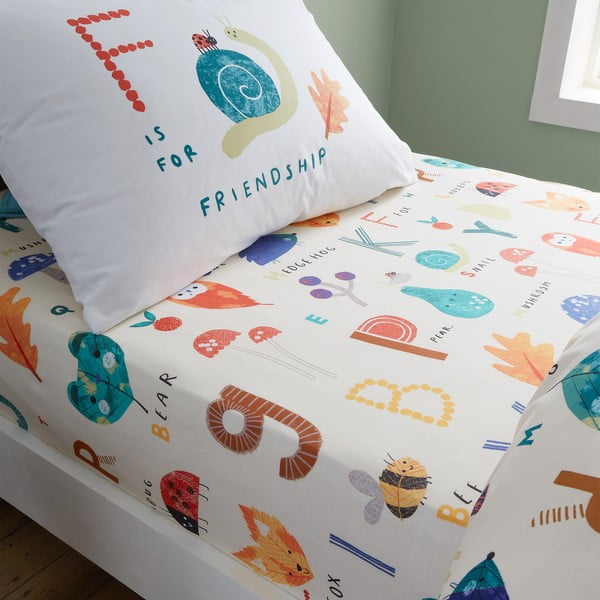 Разтегателен детски чаршаф за единично легло 135x190 cm Woodland - RHS