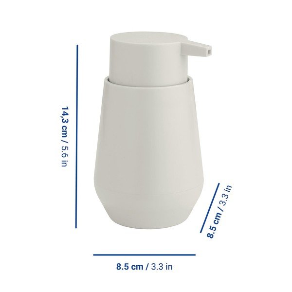 Кремав пластмасов диспенсер за сапун 360 ml Vara – Allstar-image-1